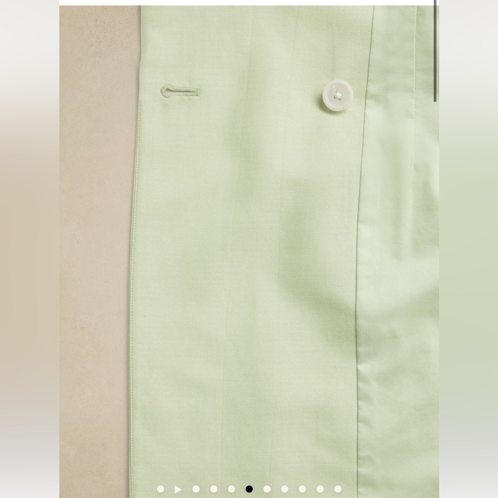 Banana Republic ‼️‼️OURGLASS ITALIAN VISCOSE-LINEN BLAZER - Picture 4 of 14